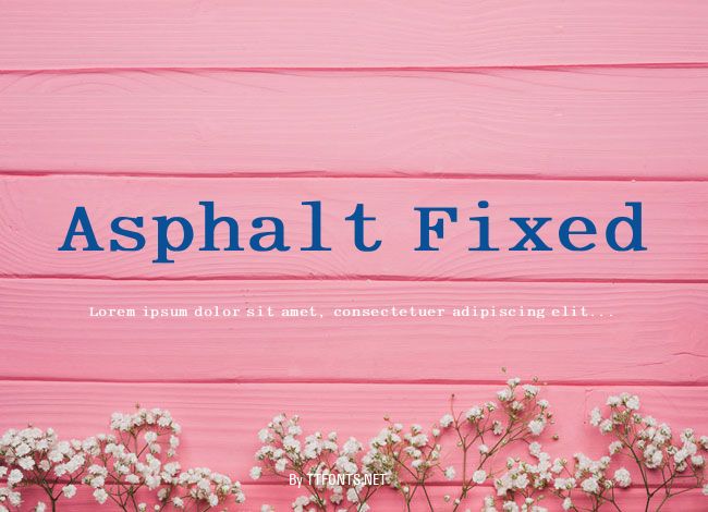 Asphalt Fixed example